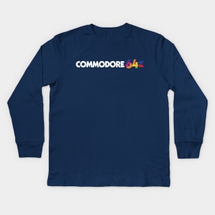 Commodore 64 Computer Logo Kids Long Sleeve T-Shirt